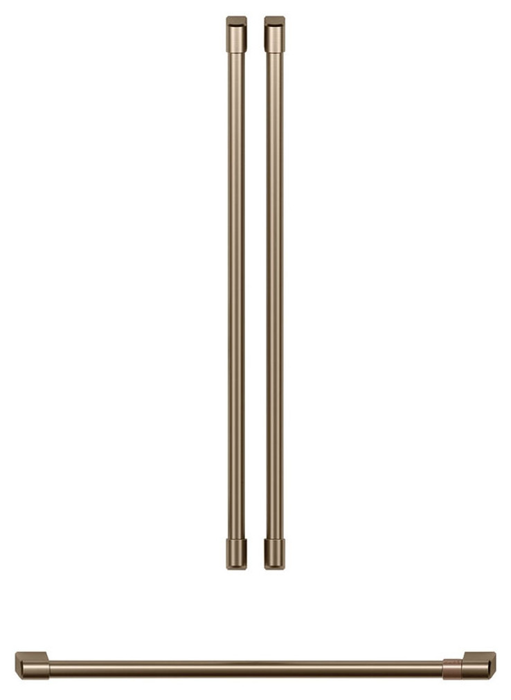 Cafe Brushed Bronze Refrigeration Handle Kit