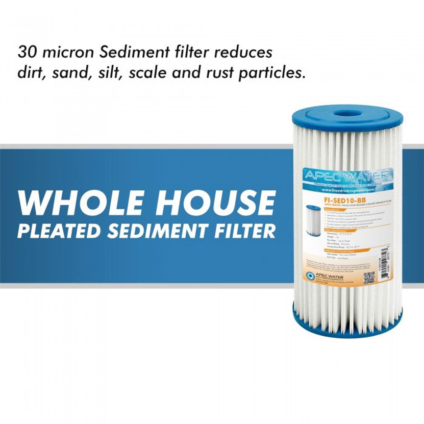 APEC Water All Purpose 10 BB Sediment Water Filter Bundle