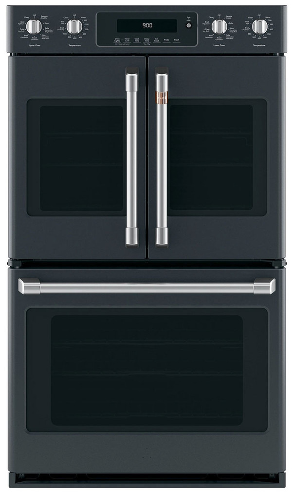 Cafe Brushed Stainless French Door Handles, 30 Handle  Knobs