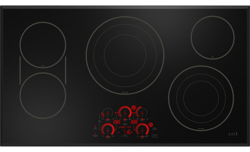 Cafe ADA 36 Black Touch-Control Electric Cooktop