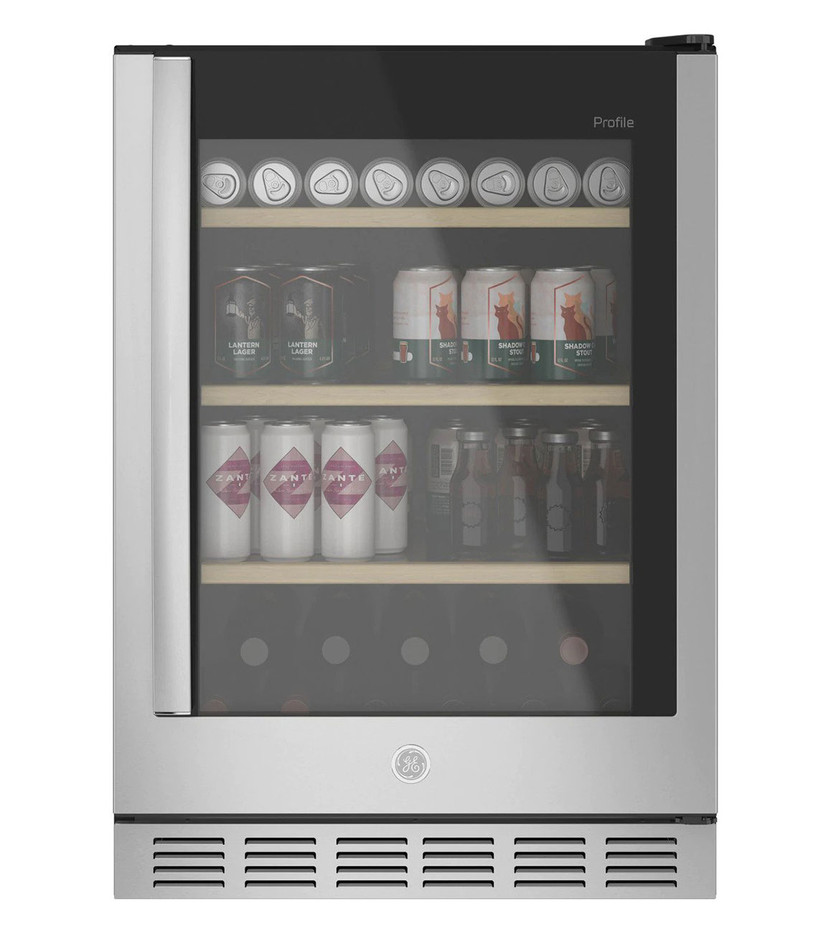 GE Profile Stainless Frame Beverage Center