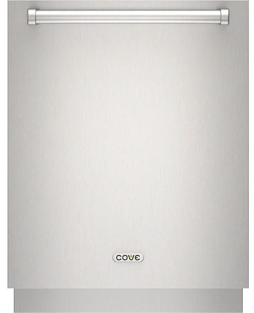 Cove ADA Height Dishwasher Door Panel Kit with Pro Handle 24-Inch in Stainless Steel (1)