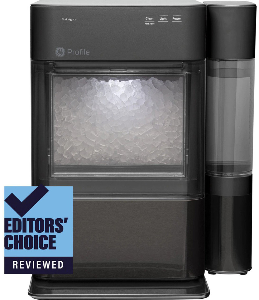 GE Profile Opal 2.0 Black Stainless Nugget Ice Maker With Side Tank