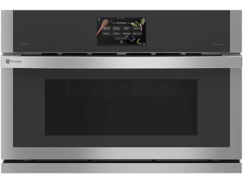 GE Profile Built-In Microwave Convection Oven 30-Inch in Stainless Steel