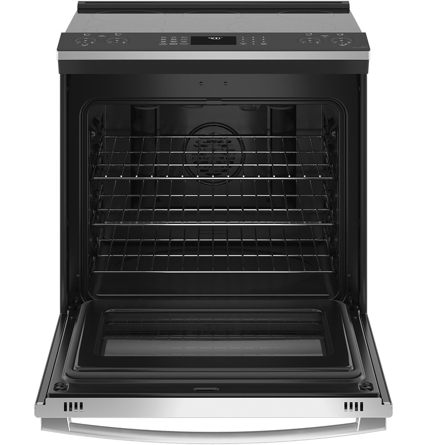 GE Profile 30 Stainless Steel Smart Slide-In Electric Convection Fingerprint Resistant Range