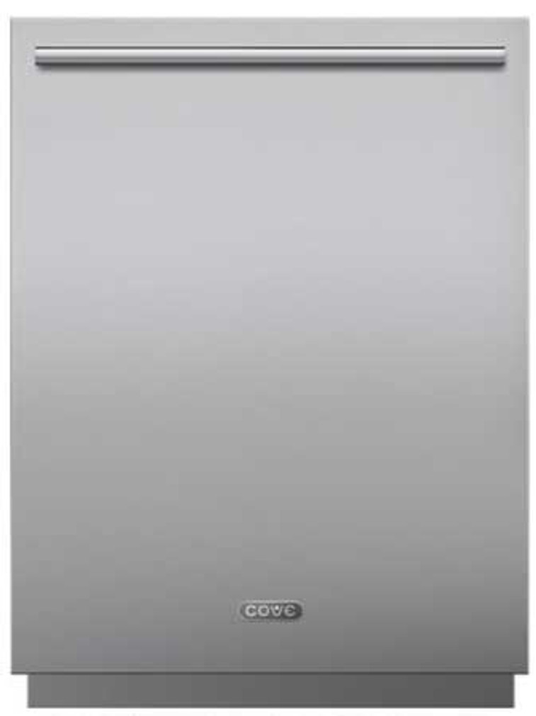 Cove 60cm Stainless Steel Dishwasher Panel With Tubular Handle