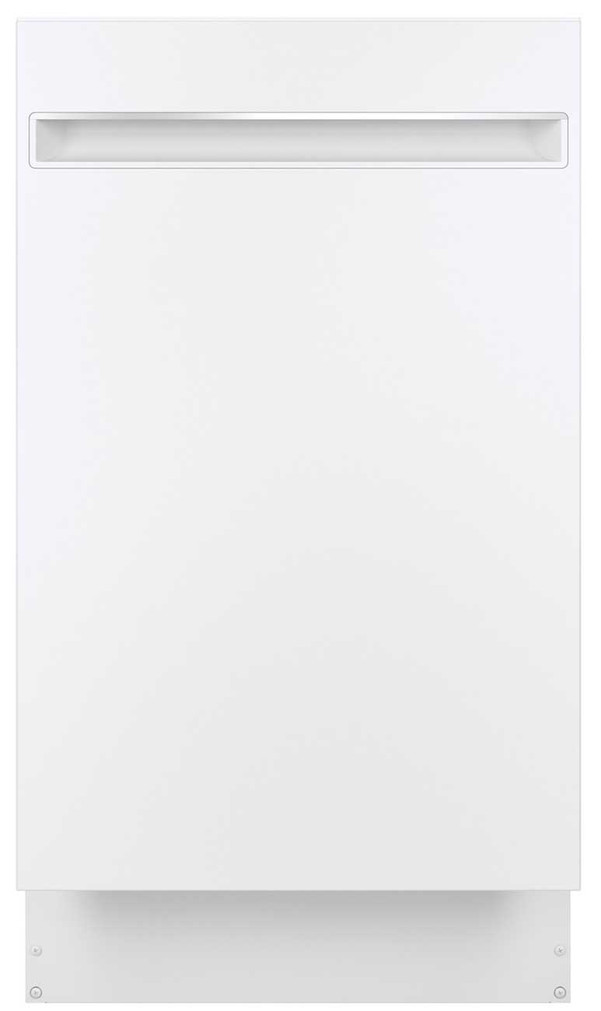 GE Profile ADA Compliant 18 White Top Control Dishwasher With Sanitize Cycle