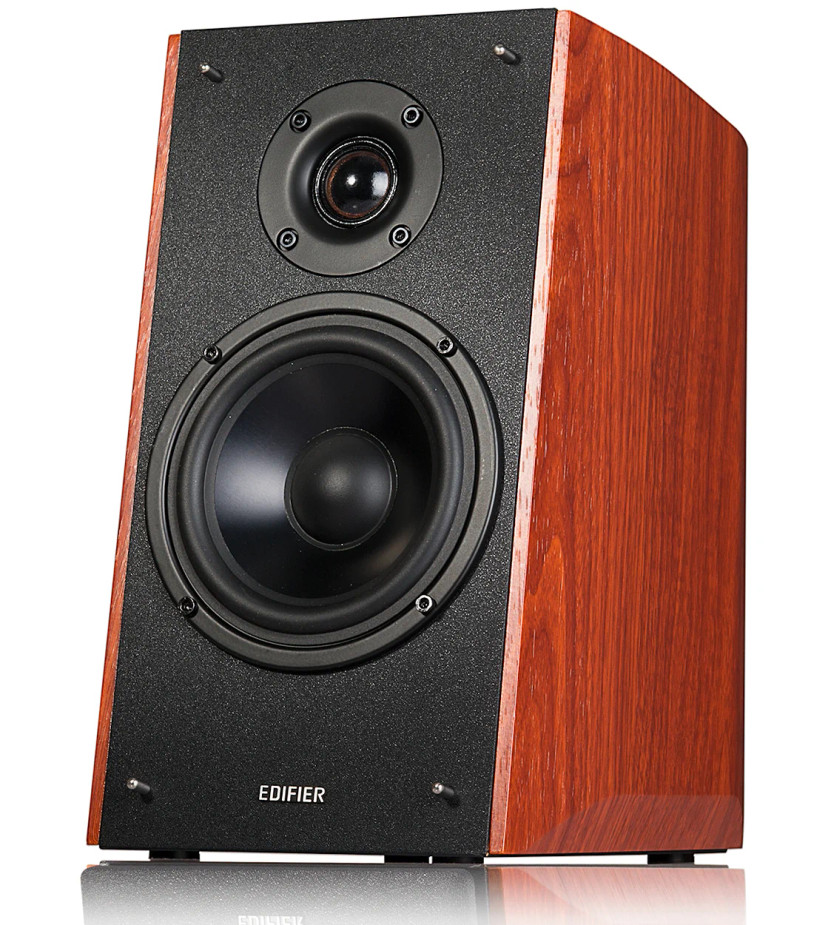 Edifier Wood Powered Bluetooth Bookshelf Speakers Pair