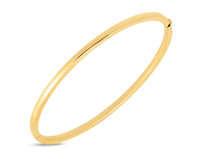 Roberto Coin 18K Yellow Gold Oval Bangle