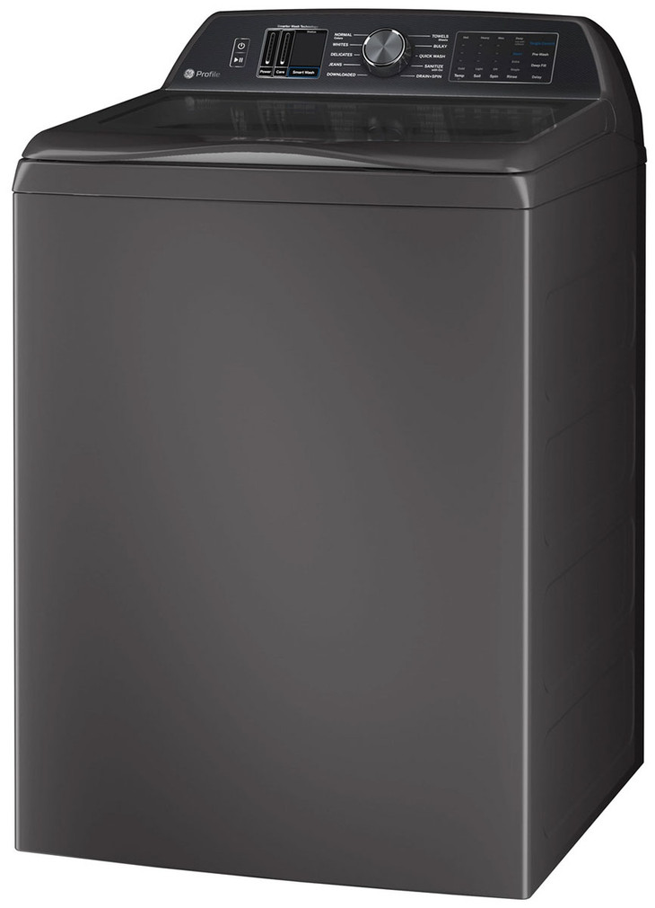 GE Profile 5.4 Cu. Ft. Diamond Gray Washer With Smarter Wash Technology And FlexDispense