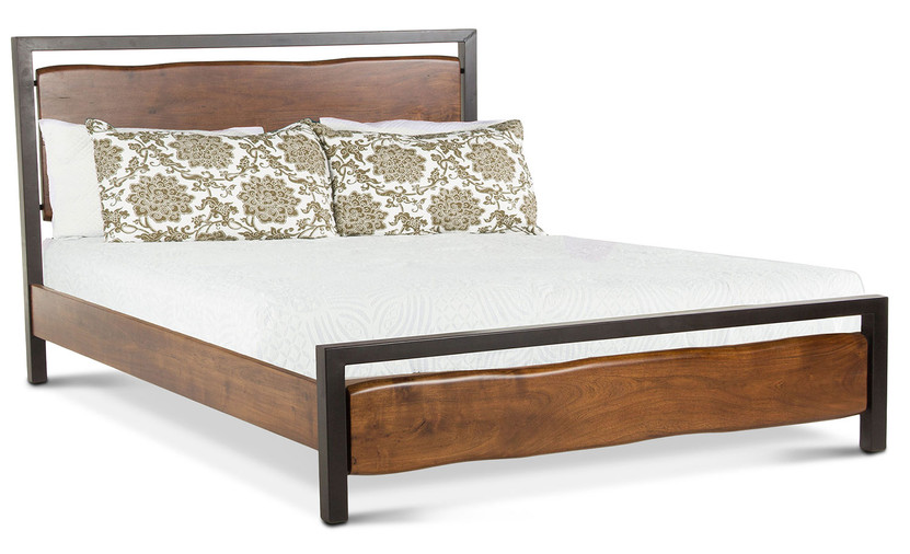 Home Trends  Design Aspen Walnut King Bed