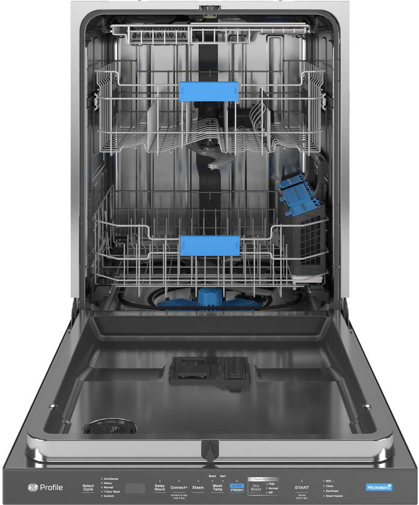 GE Profile Smart UltraFresh Dishwasher 24-Inch in Stainless Steel