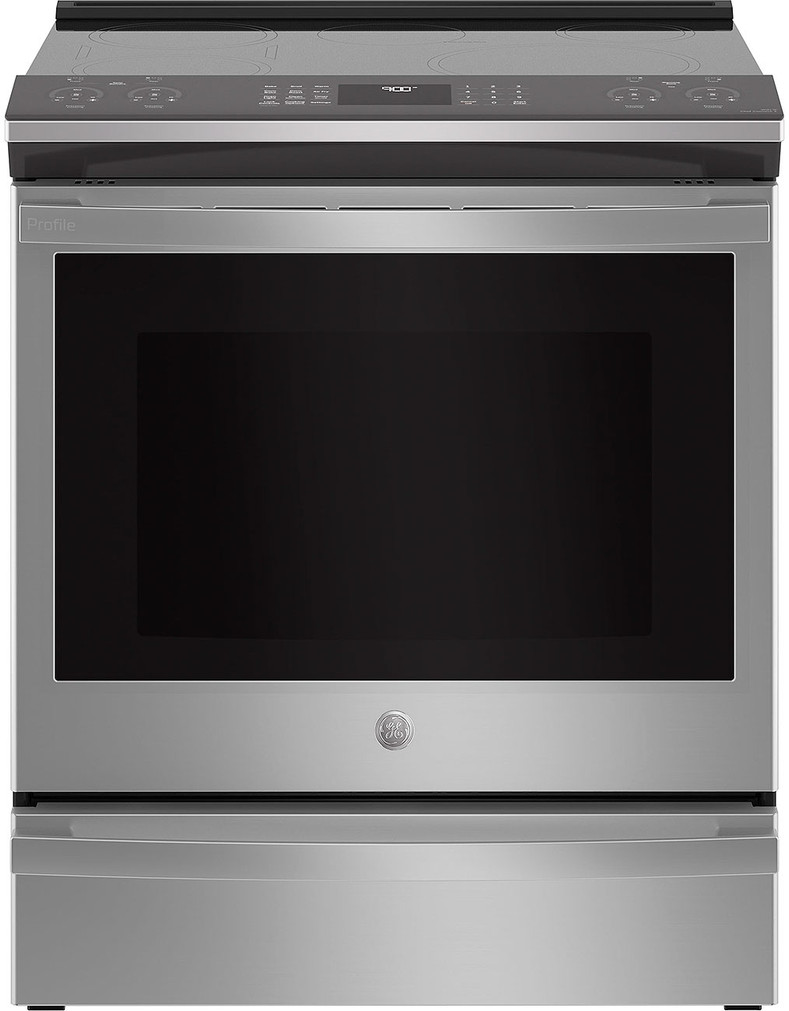 GE Profile 30 Fingerprint Resistant Stainless Steel Smart Induction And Convection Range With No Preheat Air Fry