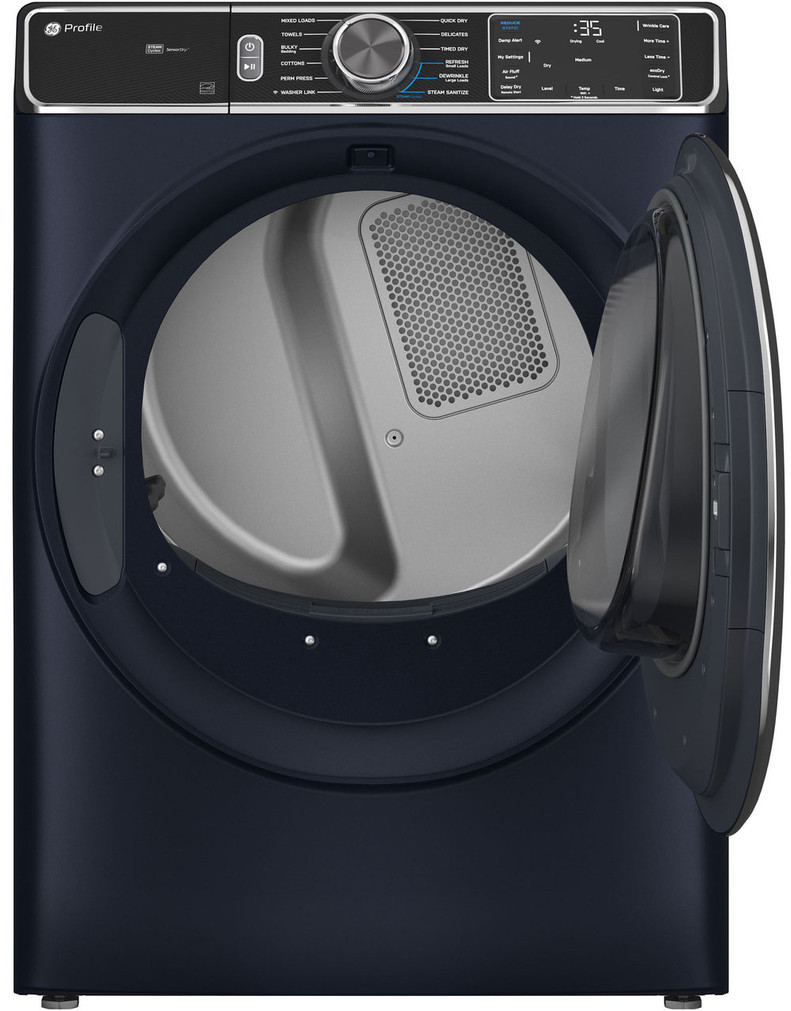 GE Profile Electric Dryer 7.8 cu. ft. Smart Front Load in Sapphire Blue