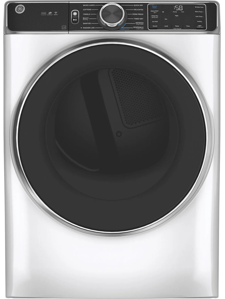 GE Profile Electric Dryer 7.8 cu. ft. Smart Front Load in White