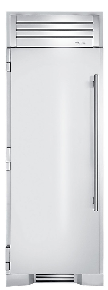 True Residential 30-Inch Left-Hinge Freezer Column With Icemaker In Stainless Steel