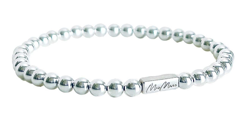 MaeMarie Wraps Silver Lining Single Bracelet, 4mm