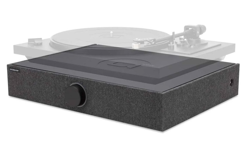 Andover SpinBase 2 Powered Turntable Speaker in Black