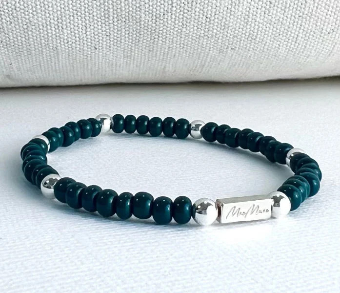 MaeMarie Wraps Meadow 4mm Silver Bracelet