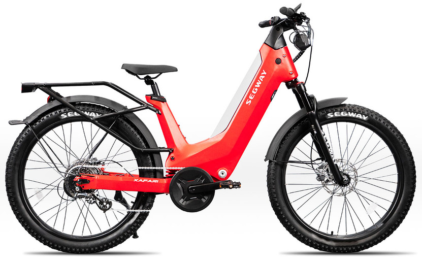 Segway Xafari Electric Bike in Red