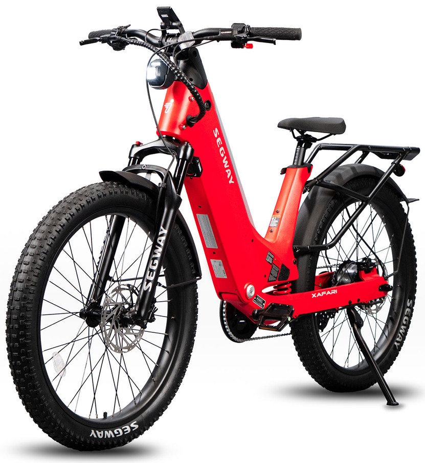 Segway Xafari Electric Bike in Red