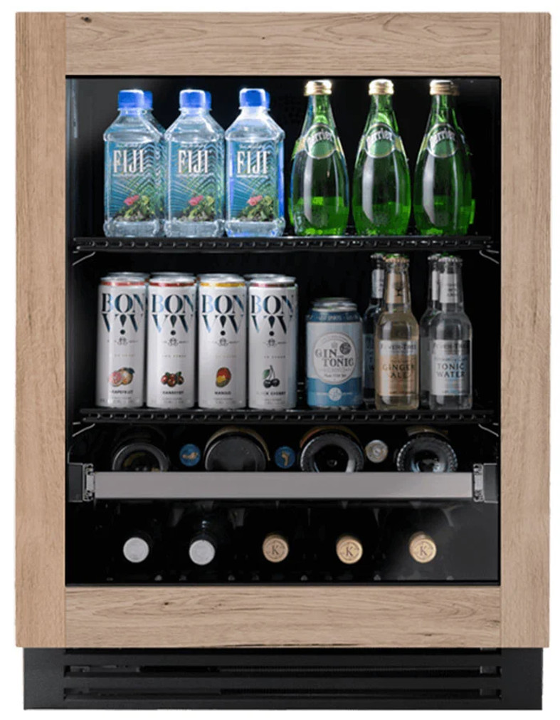 True Residential 5 Cu. Ft. Undercounter Beverage Center Left-Hinge 24-Inch Wide in Panel Ready Frame