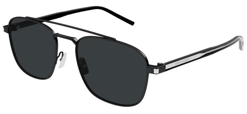 Saint Laurent New Wave Sunglasses 56mm with Black Lenses