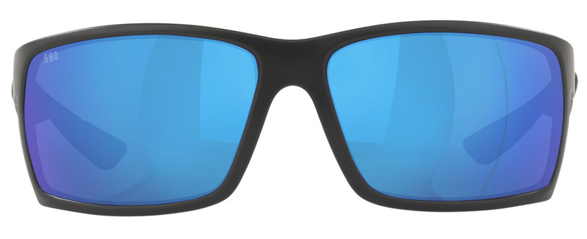 Costa Del Mar Reefton Polarized Sunglasses 64mm Blackout Frame and Blue Mirror Lenses