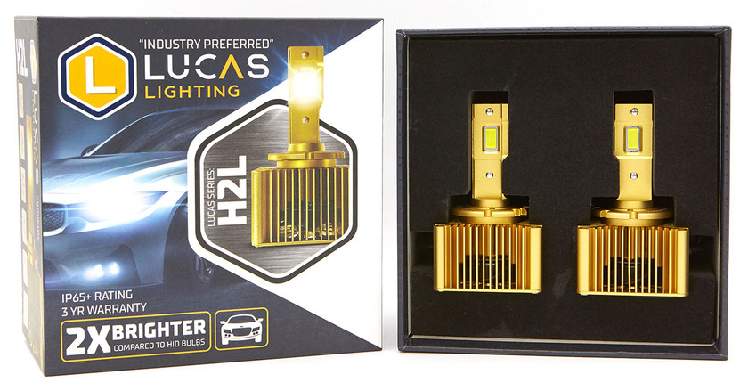 Lucas Lighting H2L Series D1S Replacement LED Headlight Bulbs