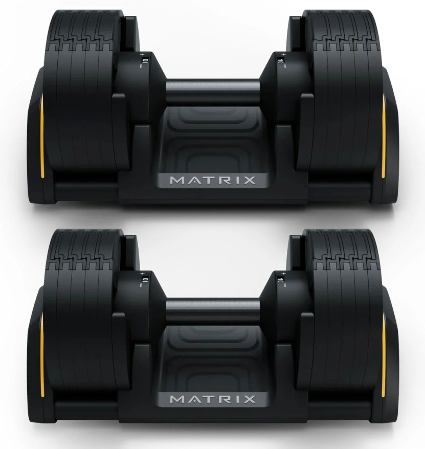 Matrix DB50 50 lb. Adjustable Dumbbells Pair