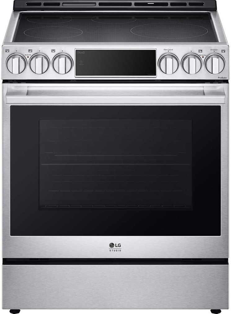 LG Studio Induction Slide-in Range with Air Fry 6.3 Cu. Ft. in Stainless Steel
