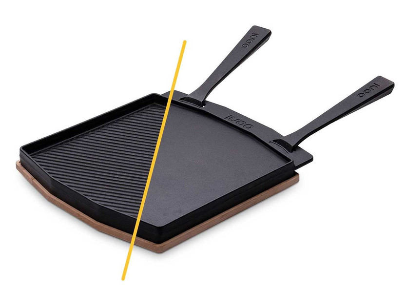 Ooni Dual-Sided Cast Iron Grizzler Plate