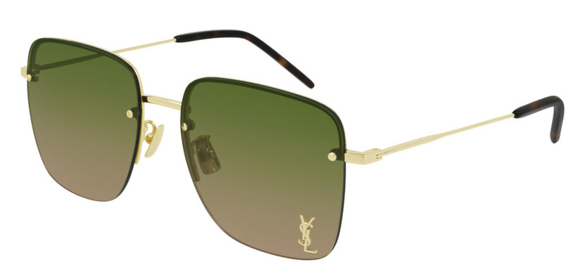 Saint Laurent Monogram SL 312 M Green Gradient Sunglasses 58mm