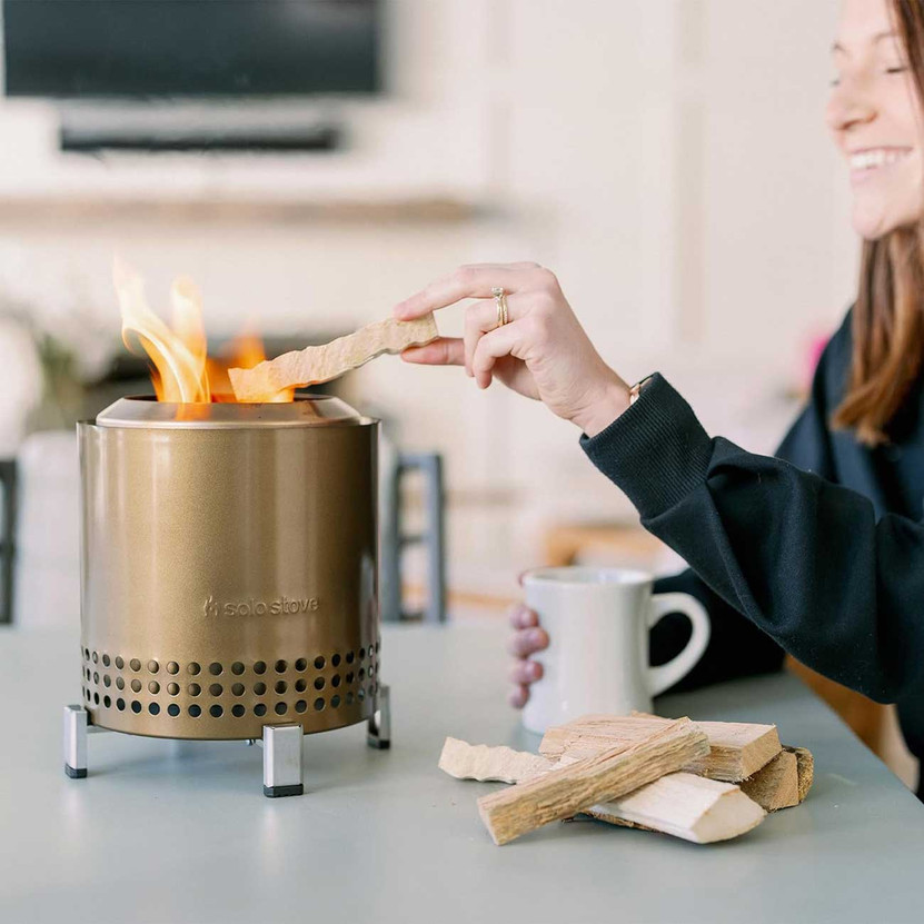 Solo Stove Mesa Tabletop Fire Pit in Bronze Metallic