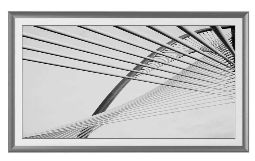 Frame My TV Samsung The Frame 65 Alloy Prismatic Frame In Graphite