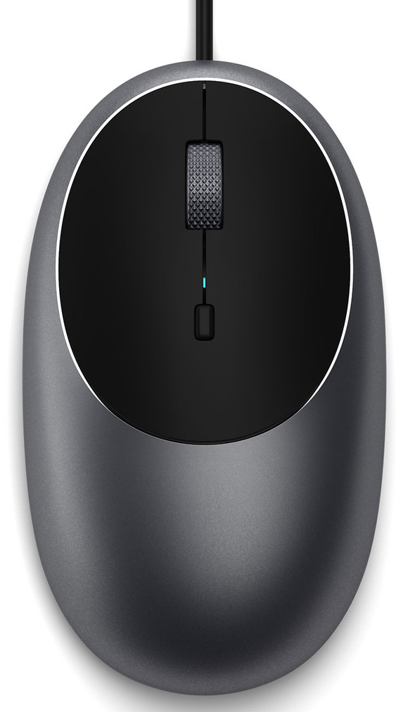 Satechi Space Gray C1 USB-C Wired Mouse