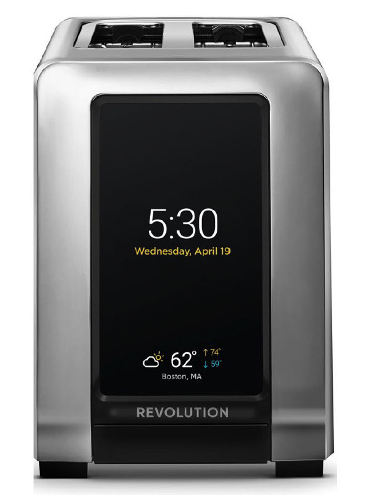 Revolution Cooking InstaGLO R180 Connect 2-Slice Smart Toaster in Stainless Steel
