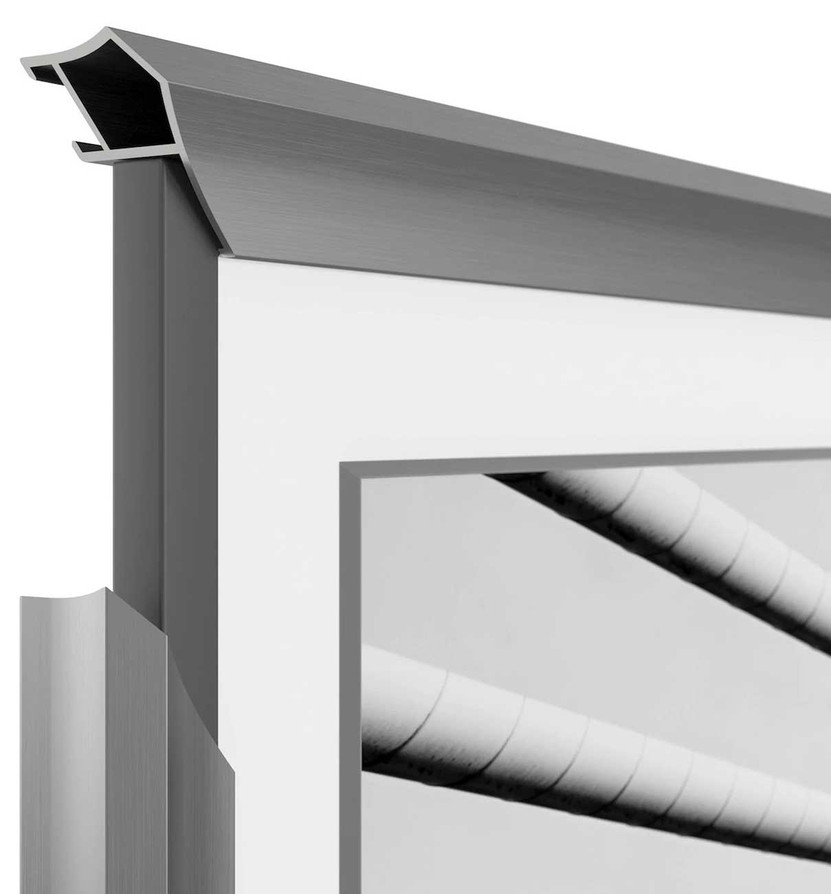 Frame My TV Samsung The Frame 50 Alloy Prismatic Frame In Graphite