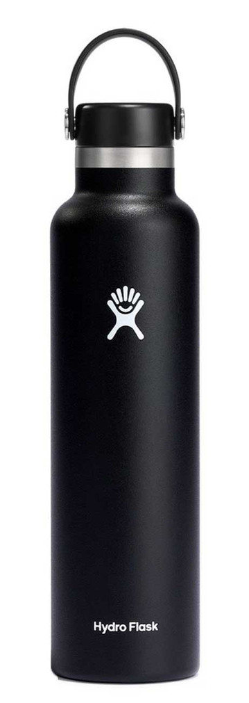Hydro Flask 24 Oz Black Standard Mouth Insulated Water Bottle