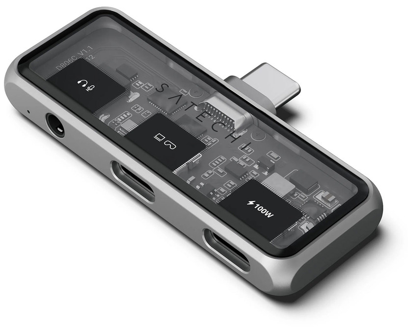 Satechi Mobile XR Hub with Audio 100W PD in Gray