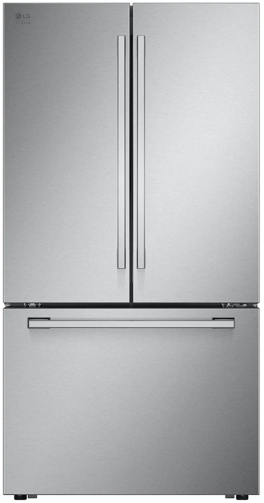 LG STUDIO 27 Cu. Ft. Counter-Depth 3-Door French Door Refrigerator 36-Inch Wide in PrintProof Stainless Steel