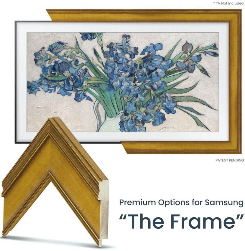 Frame My TV Samsung The Frame 32 Premiere Frame In Antique Gold