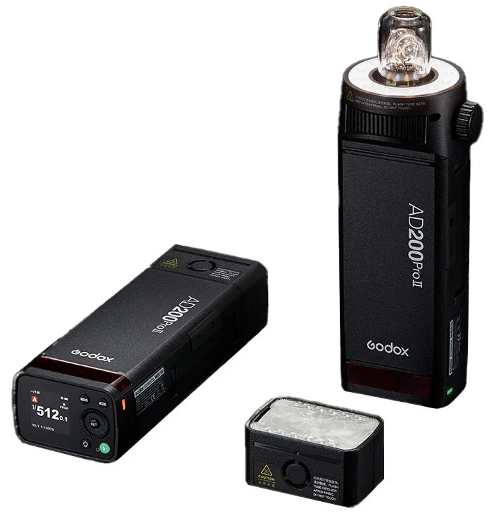 Godox AD200Pro II Pocket Flash Head Kit