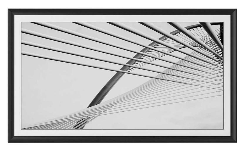Frame My TV Samsung The Frame 75 Alloy Prismatic Frame In Anodized Black