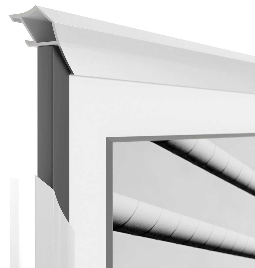 Frame My TV Samsung The Frame 32 Alloy Prismatic Frame In Pure White