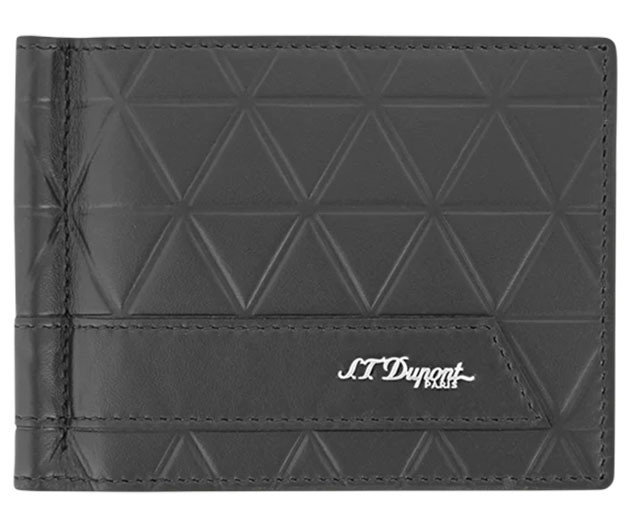 S.T. Dupont Firehead Wallet in Black Leather Finish