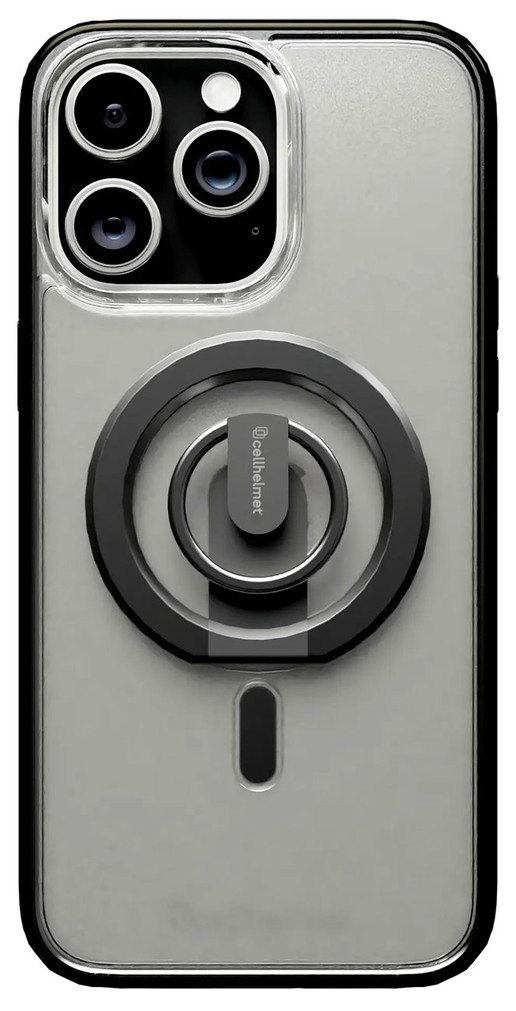 cellhelmet Snap Ring Stand with MagSafe in Onyx Black