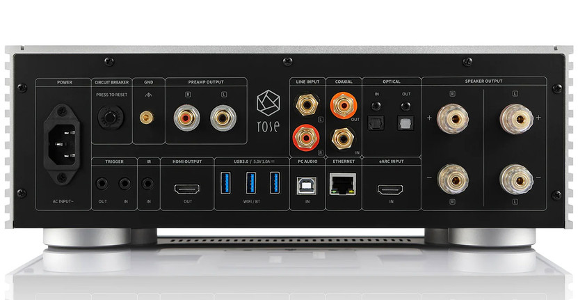 HiFi Rose Wireless Network Streamer and Integrated Amplifier in Black