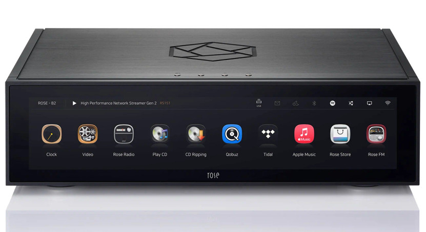 HiFi Rose High Performance Network Streamer Gen 2 in Black