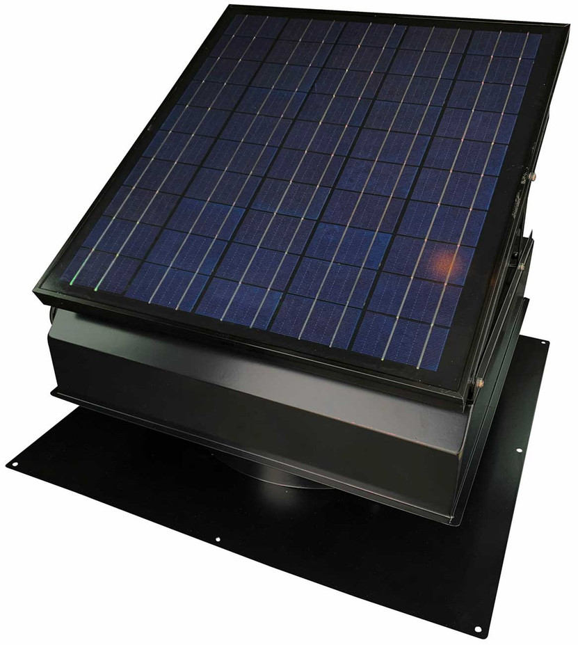 Remington Solar Builder Series Solar Attic Fan 40 Watt in Black